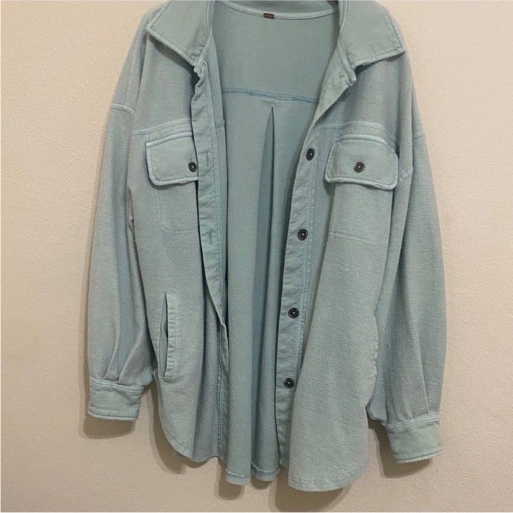 Free People Ruby Jacket
Mountain Jubilee Light Blue
Relaxed Women's Long Sleeve - Picture 4 of 8